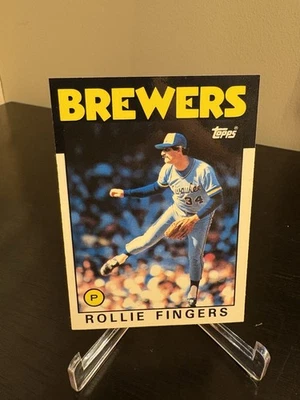 1986 Topps - Rollie Fingers #185 - Image 1 of 2