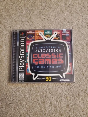 Activision Classic Games Atari 2600 PS1 + Reg Card - Complete CIB - Image 1 of 4
