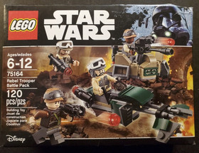Lego 75164 Rebel Trooper Battle Pack 2017 Star Wars Retired Sealed DEAL!