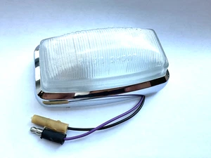 LAND ROVER SERIES / ASTON MARTIN LUCAS L562 INTERIOR OR UNDER BONNET LIGHT GLASS - Bild 1 von 9