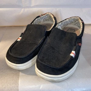 Hey Dude Misty Rise Black Palm Women's Size 9 Casual Comfort Slip On Loafer - Picture 1 of 5