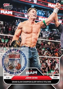 **PRE SALE** John Cena - 2025 WWE Topps NOW® - Card 122 - Picture 1 of 1