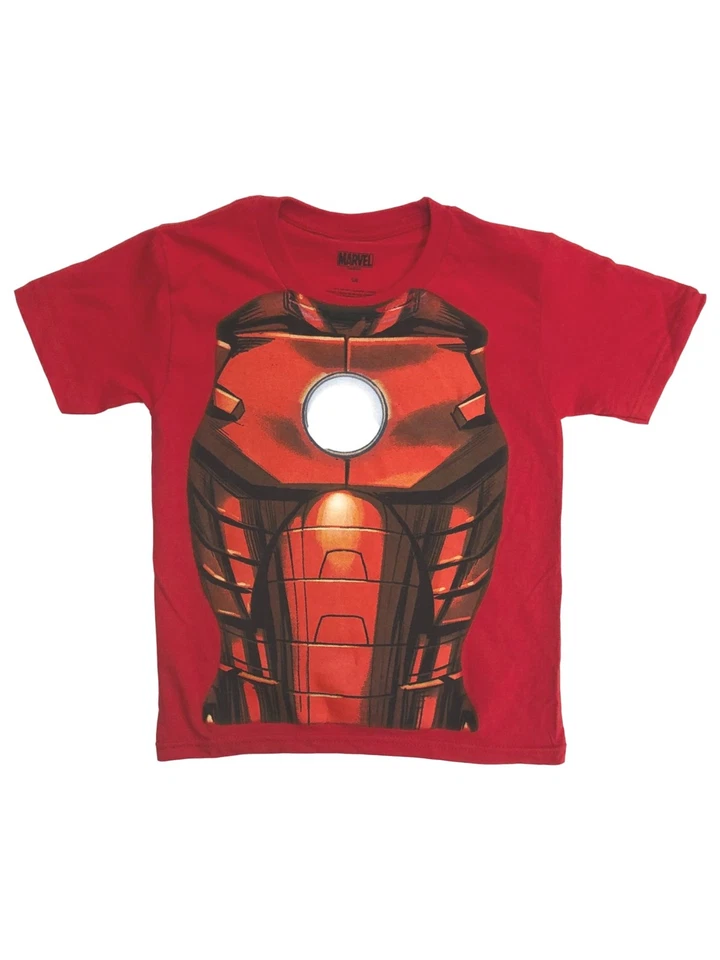 Marvel Avengers Boys Red Iron Man T-Shirt Tee Shirt 5-6 - Image 1 of 1