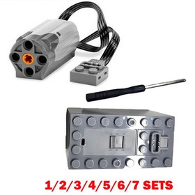 1-7 Sets M-motor & Box For LEGO 8883 Train Power Functions 88000 Battery US