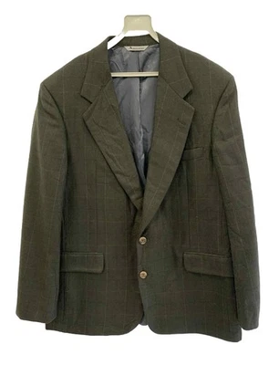 Blazer Colección Aquascutum Regent 100 Verde Lana Ventana 2 Botones 45R #100 Foto 1 de 4