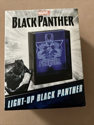 New-Marvel Black Panther Light Box Illuminated -T'Challa Wakanda Forever -Book - Image 1 of 4
