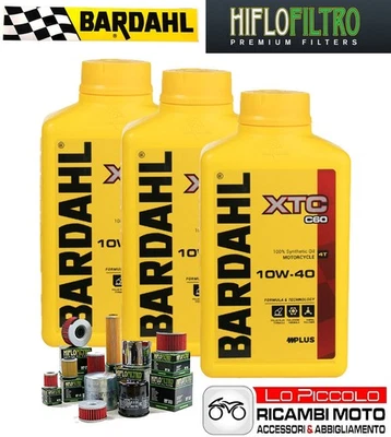 Tagliando 3 OLIO [BARDAHL] XTC 10w40 + FILTRO Yamaha YZF-R6 600 2016 2017 Foto 1 de 4