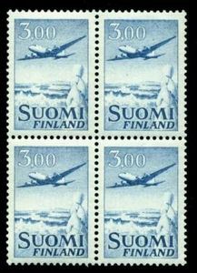 Finland 1963 Aircraft,Airplane Douglas DC-6,type I=16 lines in "0",Mi.579 xI,MNH - Picture 1 of 1