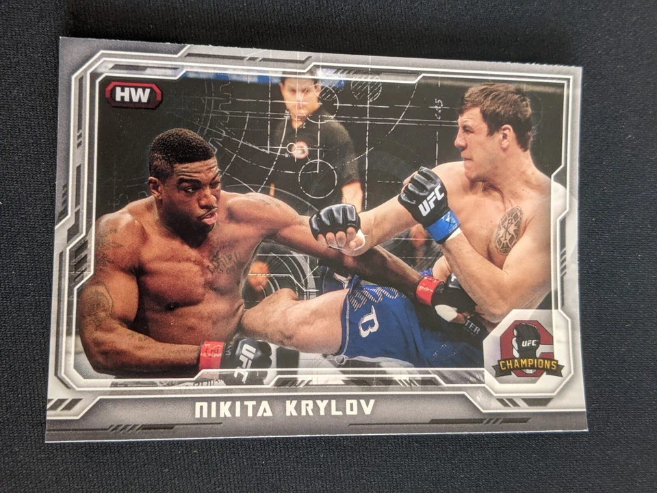 2014 Topps UFC Champions NIKITA KRYLOV #27 BASE SILVER PARALLEL - Image 1 of 1