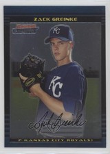 2002 Bowman Chrome Draft Picks & Prospects Zack Greinke #BDP6 Rookie RC
