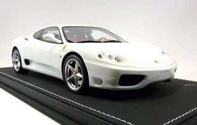 FERRARI 360 MODENA  White/red interior  Ltd 28 pcs BBR MODELS 1/18 - Immagine 1 di 4