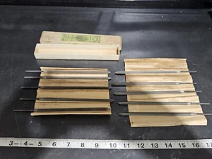 (10) Vintage Nicholson 6” Skip Tooth Bandsaw DIA. PT. Files NOS in Original BOX - Picture 1 of 12