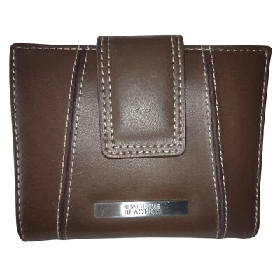 Kenneth Cole Reaction Wallet Brown Leather Bifold with ID Window - Image 1 of 4