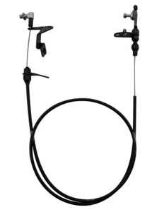 For Chrysler 904 Braided Stainless Steel Transmission Kickdown Cable Kit Black - Picture 1 of 1