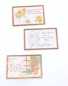 Russ Religious Sayings Copper framed Refrigerator Magnets - Picture 1 of 7