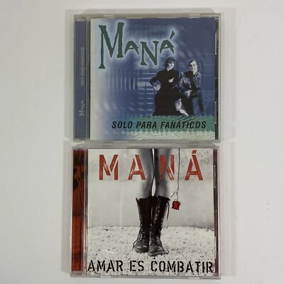 Maná - Amar Es Combatir & Solo Para Fanaticos 2 Latin Music CDs - Image 1 of 4