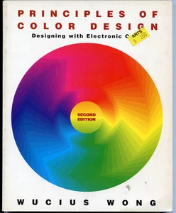 PRINCIPLES OF COLOR DESIGN ELECTRONIC 1997 Second Edition Softcover Wucius Wong - Picture 1 of 2