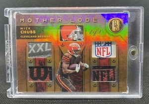 2019 Nick Chubb Gold Standard Mother Lode 1 of 1 !! Cleveland Brown RB