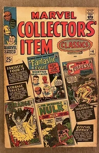 Marvel Sammlerstück Klassiker 4 Silver Age Comic 1966 G+ The Hulk, fantastisch  - Bild 1 von 12