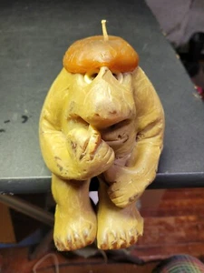 Vintage Mini Meepul Troll Candle Unburned MCM 70s Hippie Novelty - Picture 1 of 6