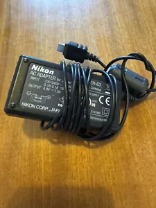 NIKON AC ADAPTER EH-63 for COOLPIX S1,S2,S3,S52 Charger - Picture 1 of 1
