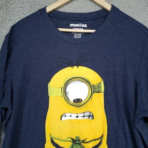 Minions Jersey Men's Size XL 46-48 Ribbed Pullover Illumination Entertainment - Picture 1 of 18