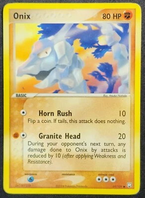 Onix 69/109 2004 EX-Team Rocket Returns Common Pokemon Card - Image 1 of 2