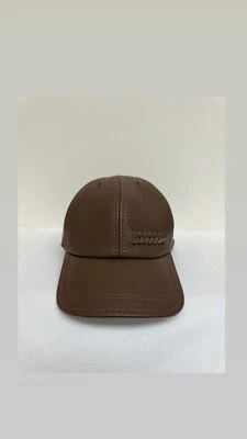 Gorras de béisbol de cuero sintético liso informales para hombres moda otoño invierno gorra Foto 1 de 4