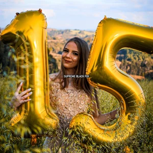 40" Large Foil Letter Balloons Number Balloon Float Helium Silver Gold Hot Pink  - Picture 1 of 54
