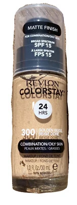 Revlon Colorstay 24 Hrs Makeup Combination/Oily Skin Pump #300 Golden Beige - Image 1 of 3