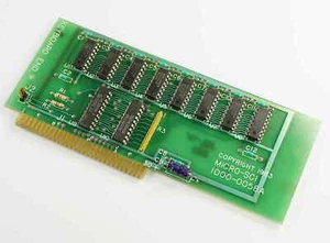 Scheda di memoria vintage Micro-SCI 64KB 1000-0058A per computer Apple II serie - Foto 1 di 3