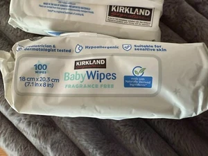 Kirkland Signature Baby Wipes, Ultra-Soft, Unscented Wipes 100 Ct- 2 Pack (200) - Picture 1 of 8