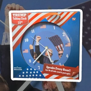 Donald Trump Talking Clock! Let's Make America Great Again! (Brand New in box) - Picture 1 of 3