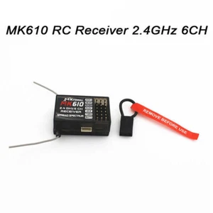 MK610 2.4GHz DSM2 Spread Receiver For AR6100 Spektrum Dx5e Dx6i Dx7 Transmitter - Picture 1 of 5