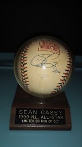 Sean Casey Signed Autographed baseball MLB Vintage Sports Memorabilia Collector