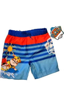 Nickelodeon Paw Patrol Swim Trunks Drawstring Shorts Boys Size 2T NEW - Picture 1 of 2
