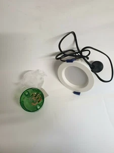 QTY - 5 # Energetic 9W LED Downlight Warm white IP54 +10AMP SURFACE SOCKET COMBO - Picture 1 of 10
