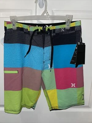 Hurley Board shorts Kids' Boys' Youth Color Block Logo - 16/28 - Image 1 of 4
