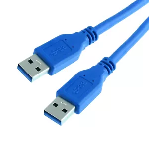 USB 3.0 Stecker auf Stecker Kabel Typ A Stecker High Speed Kabel - 50 cm bis 5 m - Bild 1 von 12