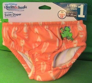 Swim School Reusable Swim Diaper Level 1 Introducing Baby to Water 22 - 30 lb's - Picture 1 of 1