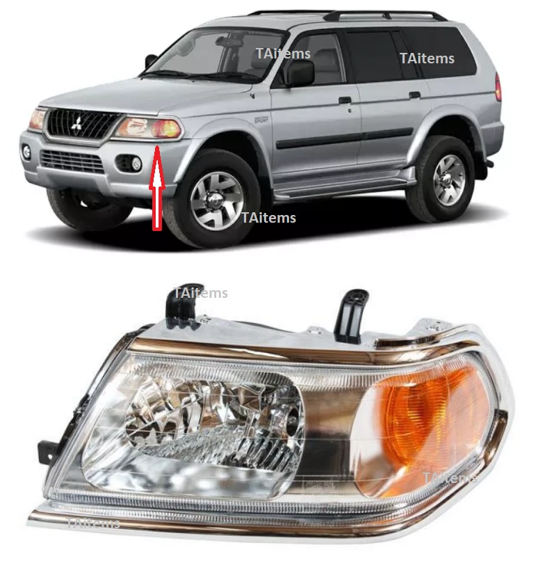 FARO HALÓGENO DELANTERO IZQUIERDO MITSUBISHI PAJERO MONTERO SPORT 2001-2007 Foto 1 de 4