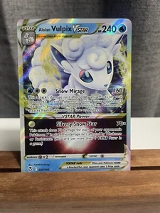 Alolan Vulpix VSTAR 034/195 Swsh12: Sword & Shield - Silver Tempest Holo - Picture 1 of 2