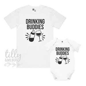 Drinking Buddies Matching Shirts, Daddy Daughter, Father Son, Father's Day Gift - Bild 1 von 6