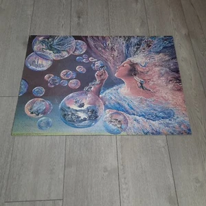 GLUED Vintage 1999 Josephine Wall Art Impressions Bubble Flower Puzzle Sunsout - Picture 1 of 12