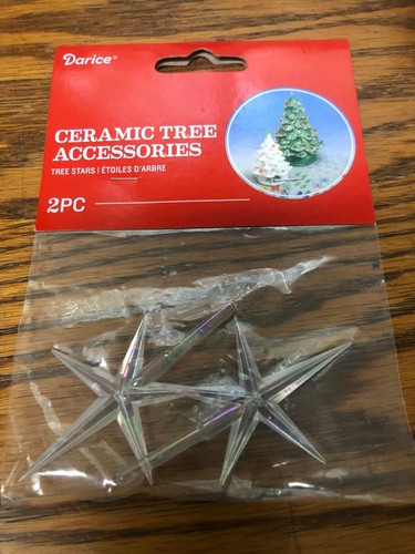 Darice Ceramic Tree Accessories TREE STAR 2PC 2 1/2 INCH | eBay