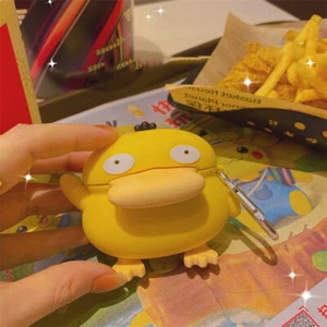 Coque Coque Silicone Ecouteur Psyduck pour Apple Airpods Série 1/2/3 Pro - Photo 1 sur 6