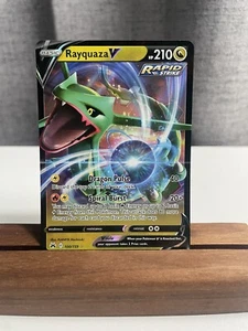 Pokémon TCG Rayquaza V Crown Zenith 100/159 Holo Ultra Rare - Picture 1 of 2