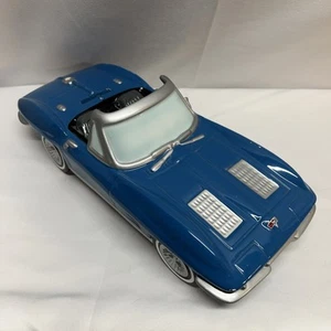 Enesco Corvette Bank Blue Vintage 1963 Stingray Chevrolet Chevy Piggy Savings - Picture 1 of 7
