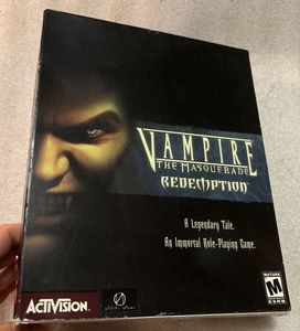 Vampire The Masquerade Redemption - RARE PC Big Box SEALED Intact Pull Strip - Picture 1 of 4