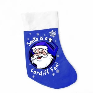 Santa is a Cardiff Fan! Strumpf Fanmade Merchandise - Bild 1 von 4